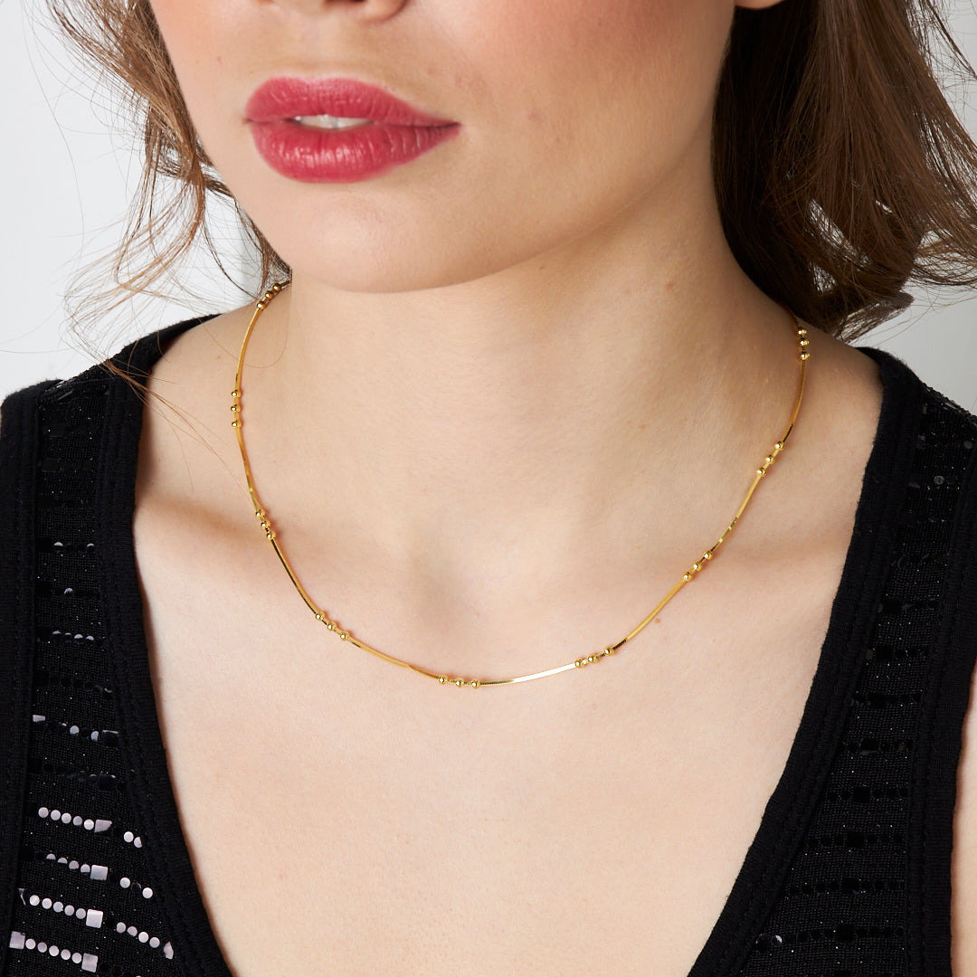 Dorica Toplu Zincir Kolye - 925 GÜMÜŞ