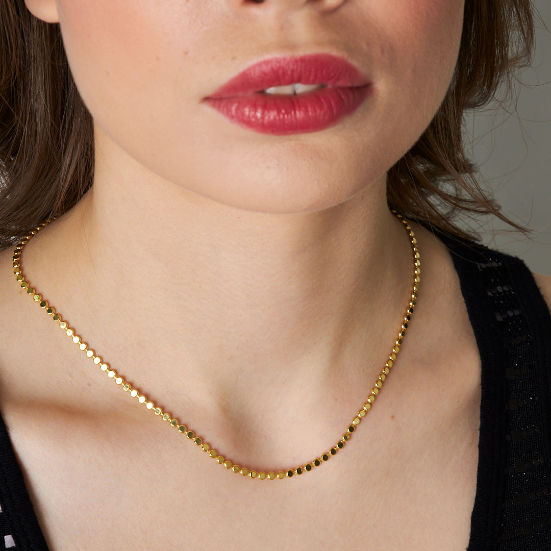 Taç Zincir Kolye - 925 GÜMÜŞ