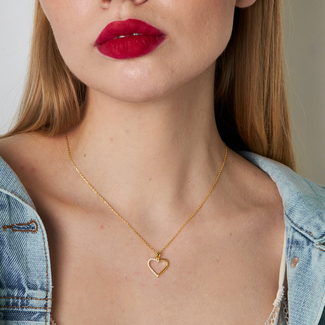 En Sevdiğim Kalp Kolye - 925 GÜMÜŞ