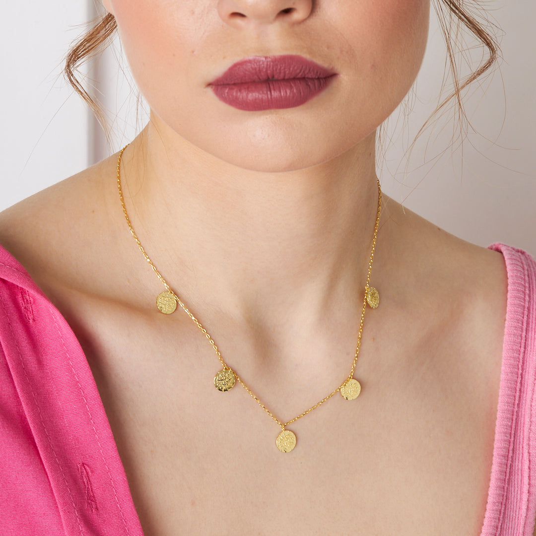 Beş Parçalı Reşat LKolye - 925 GÜMÜŞ