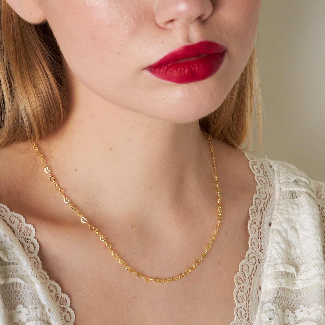 Kalpli Zincir Kolye - 925 GÜMÜŞ