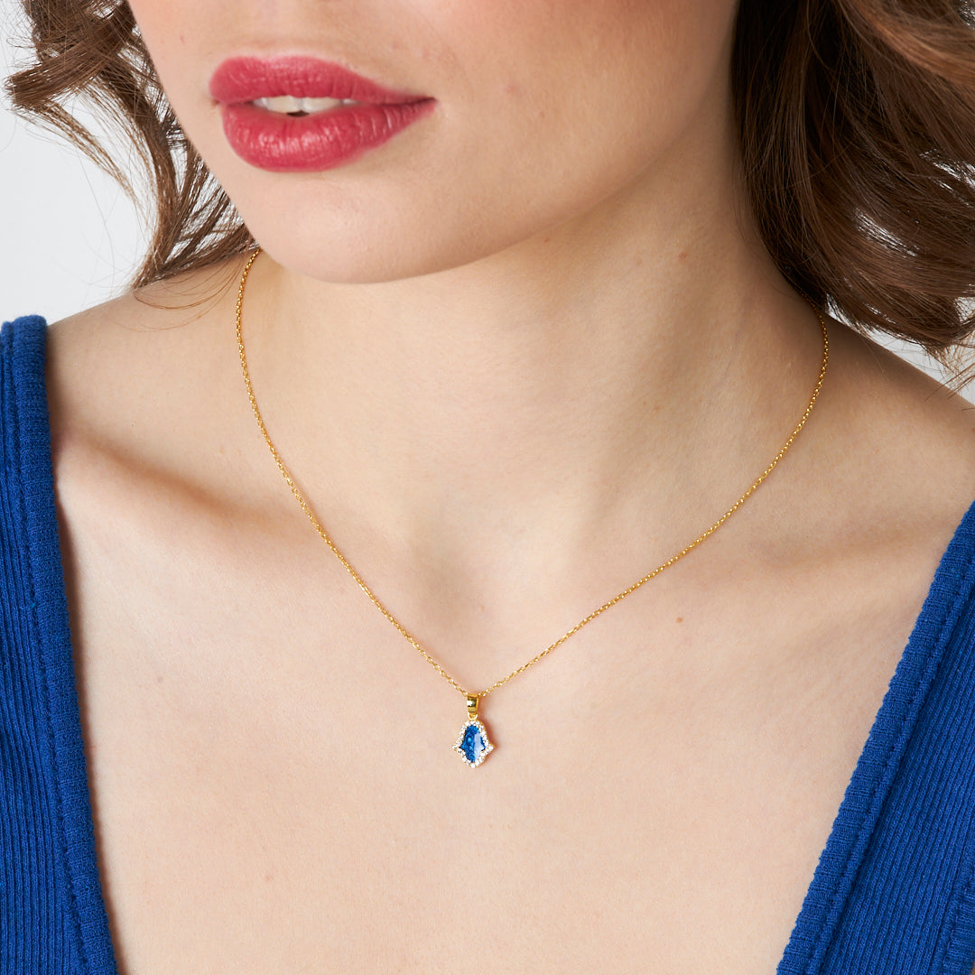 Küçük El Kolyesi - 925 GÜMÜŞ