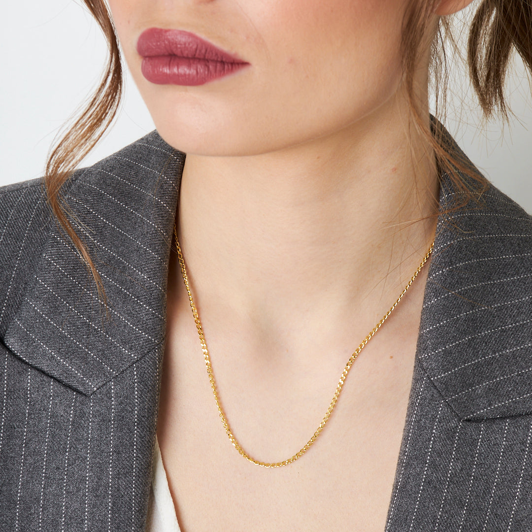 Gurme Zincir Kolye - 925 GÜMÜŞ