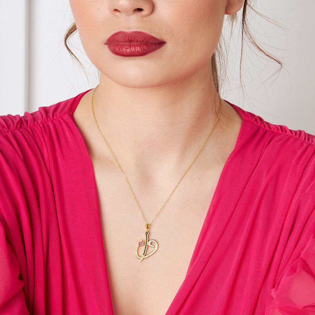 Elif Vav Kolye - 925 GÜMÜŞ