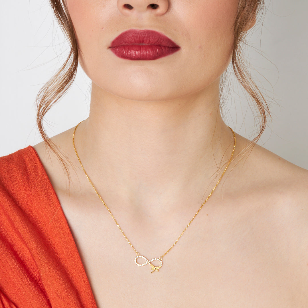 Sonsuz Yusufçuk Kolye - 925 GÜMÜŞ