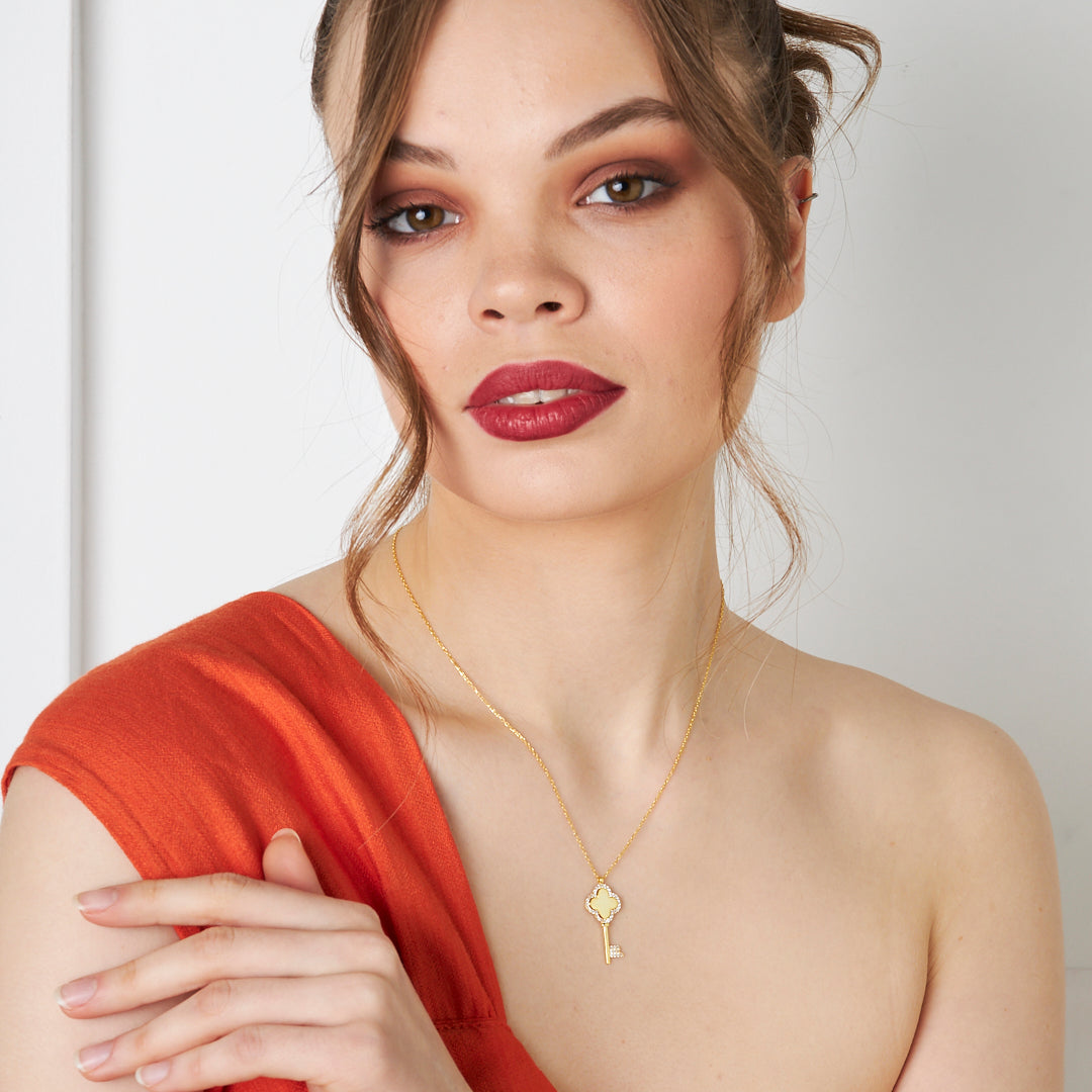 Anahtar Kolye - 925 GÜMÜŞ