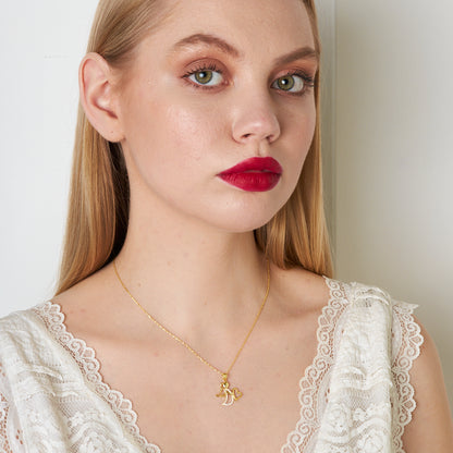 Melek Gülümseme Kolye - 925 GÜMÜŞ