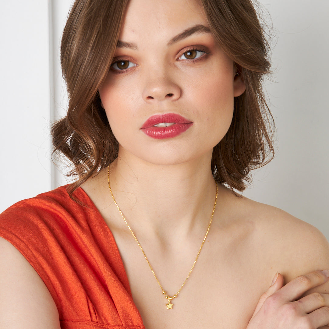 Dorika Yıldız Kolye - 925 GÜMÜŞ