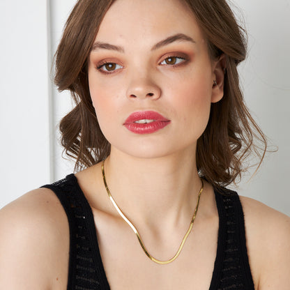 Yılan Zincir Kolye - 925 GÜMÜŞ