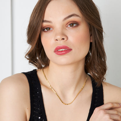 Taç Zincir Kolye - 925 GÜMÜŞ