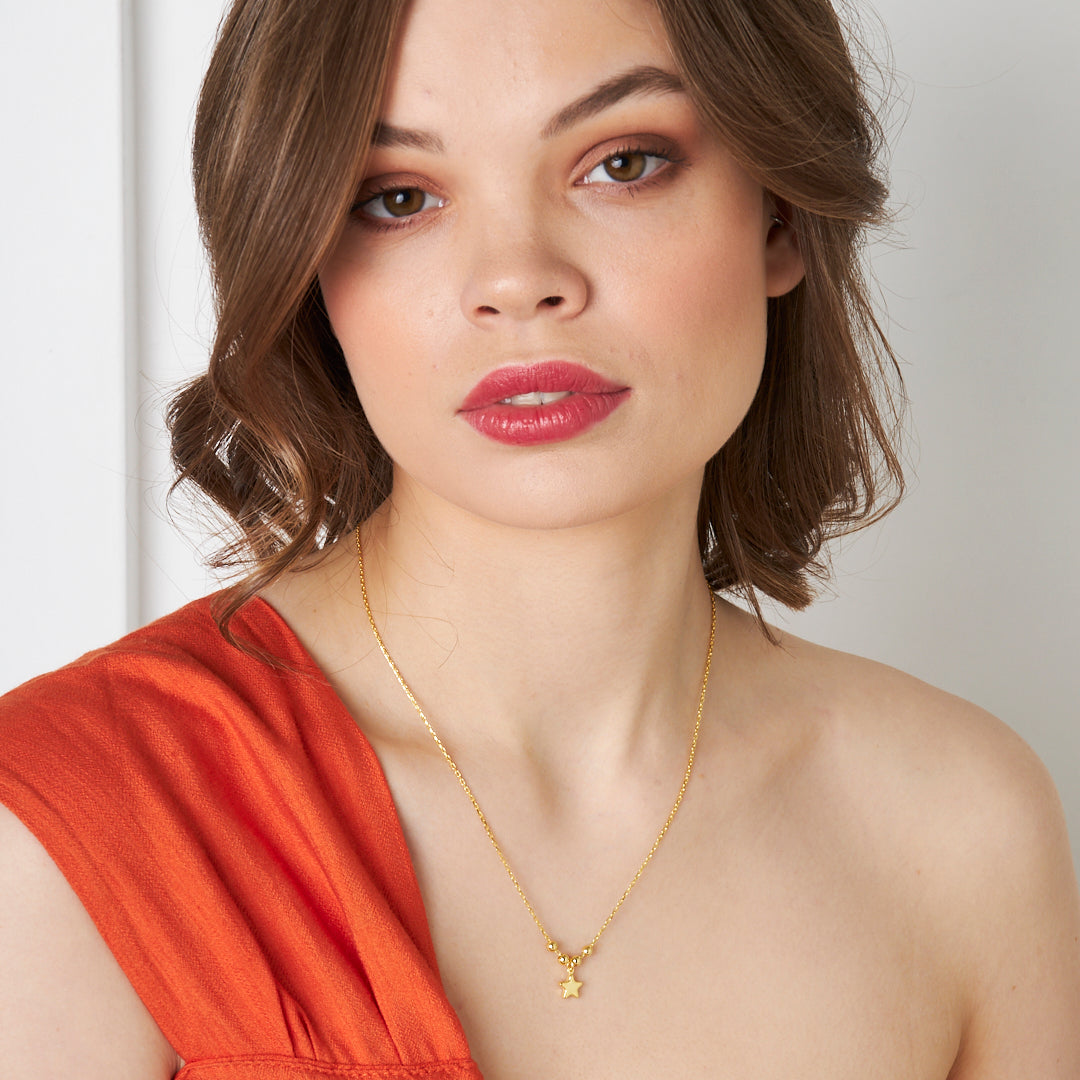 Dorika Yıldız Kolye - 925 GÜMÜŞ