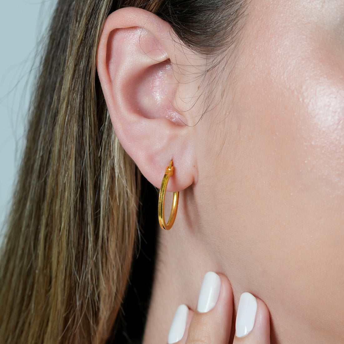 Ajda Model Halka Küpe