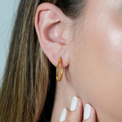 Ajda Model Halka Küpe