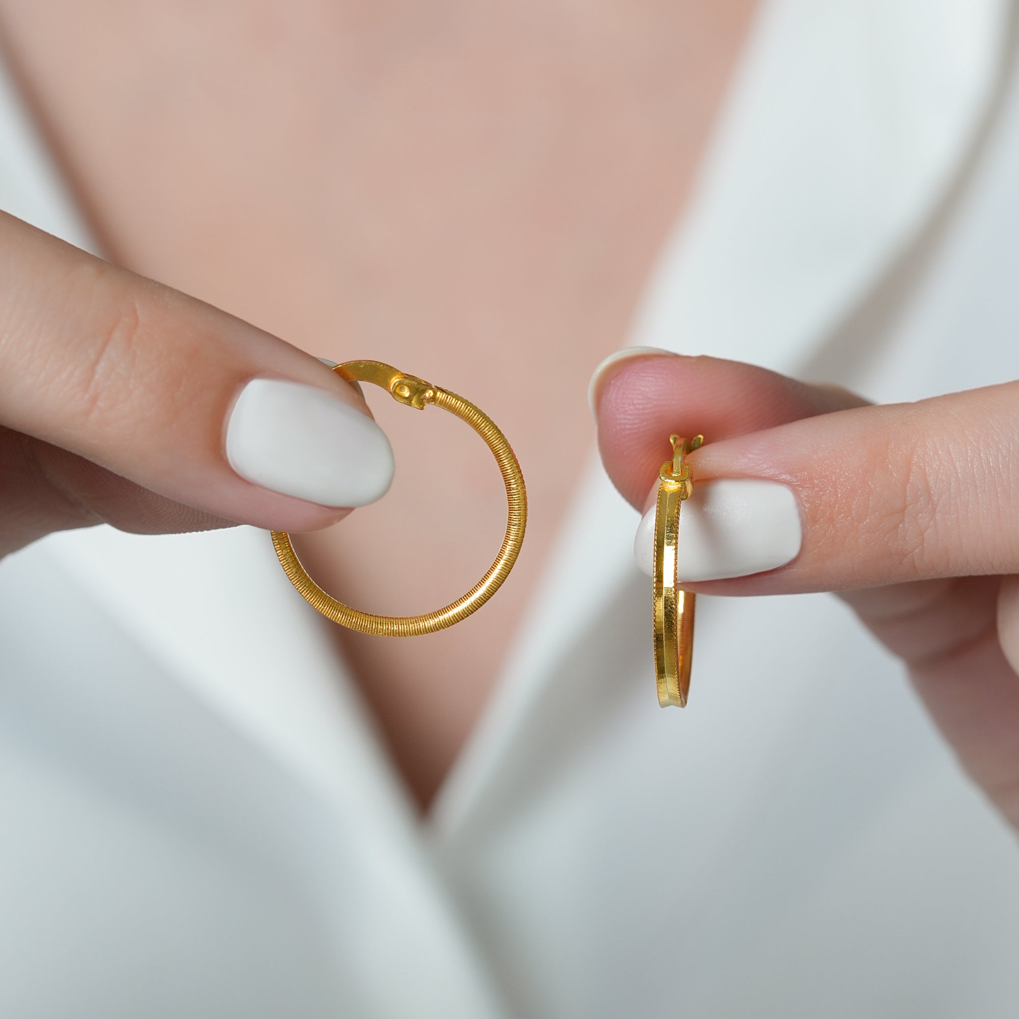 Ajda Model Halka Küpe