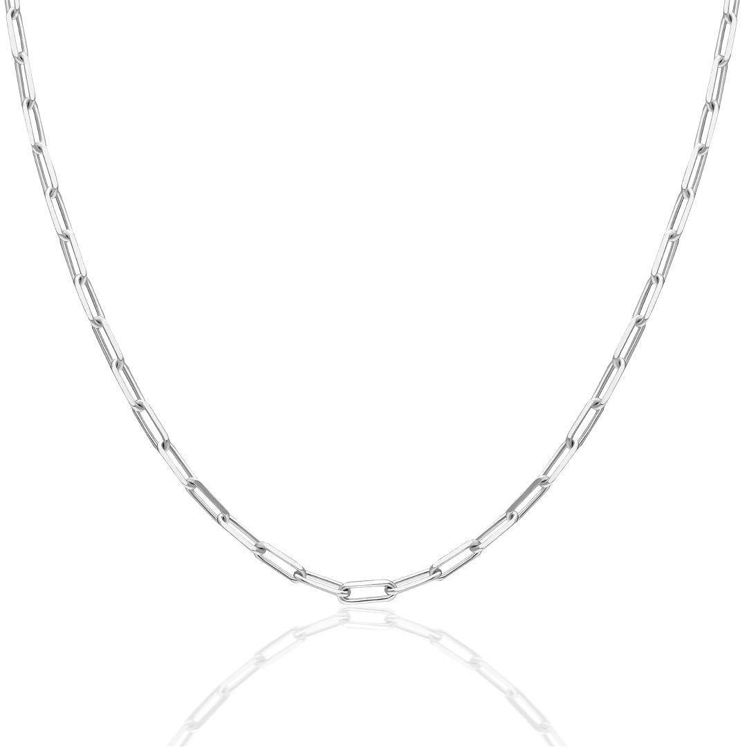 Basit Ataç Zincir Kolye - 925 GÜMÜŞ