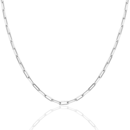 Basit Ataç Zincir Kolye - 925 GÜMÜŞ