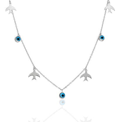 Kırlangıç Kolye - 925 GÜMÜŞ