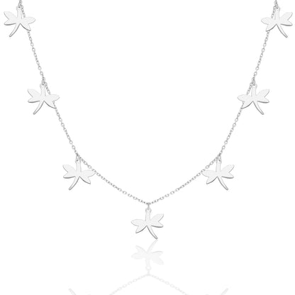 Sıralı Yusufçuk Kolye - 925 GÜMÜŞ