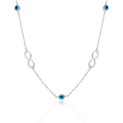 Nazar Sonsuzu Kolye - 925 GÜMÜŞ