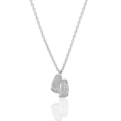 Ayak Kolye - 925 GÜMÜŞ