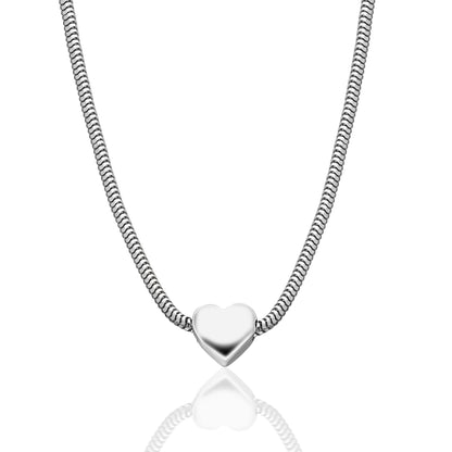Kalp Zincir Kolye - 925 GÜMÜŞ