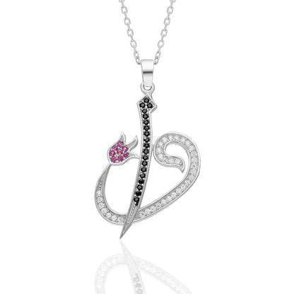 Elif Vav Kolye - 925 GÜMÜŞ