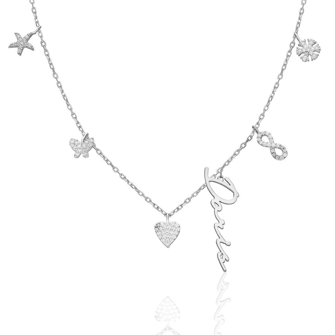 Charm İmza Kolye - 925 GÜMÜŞ