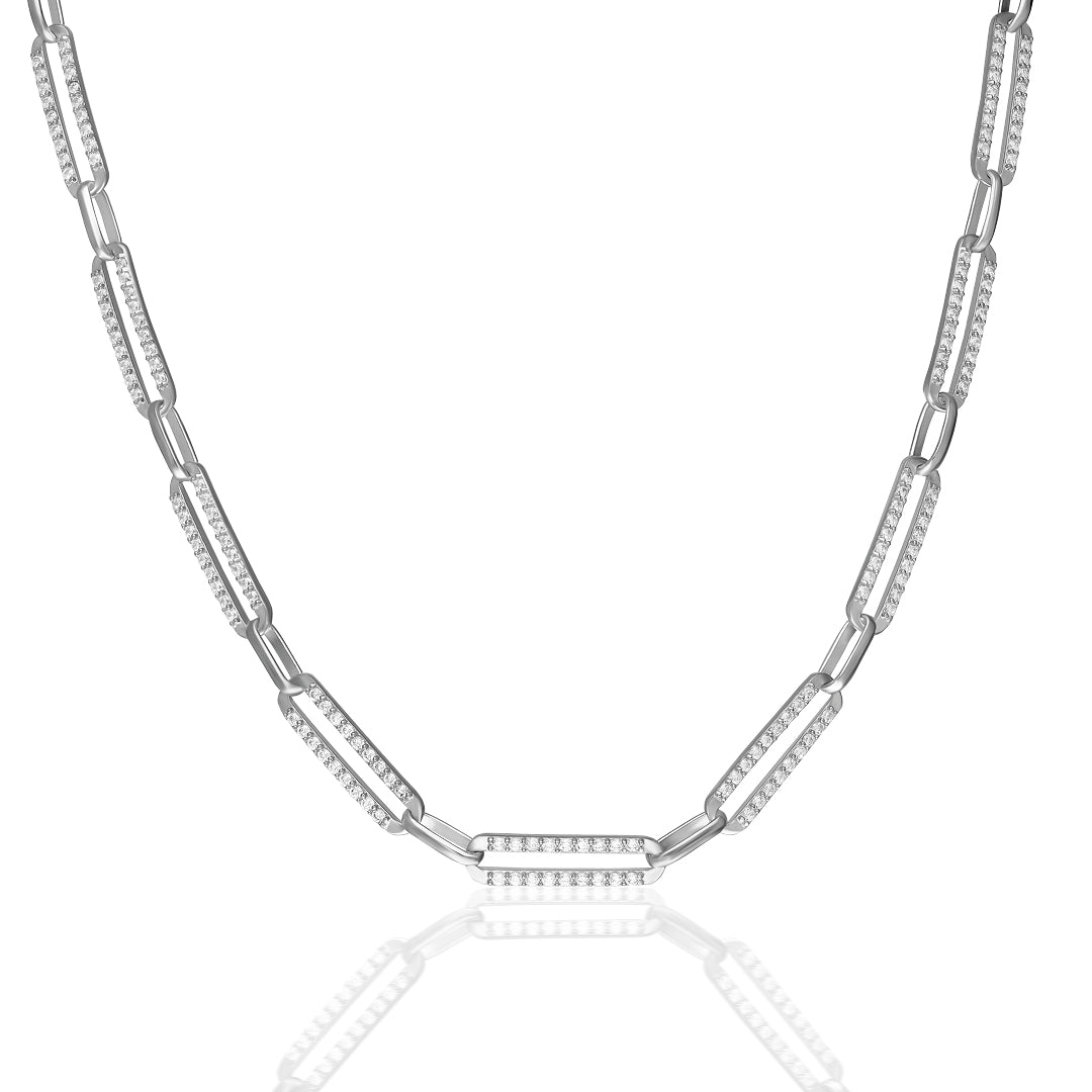 Çapa Zirkon Kolye - 925 GÜMÜŞ