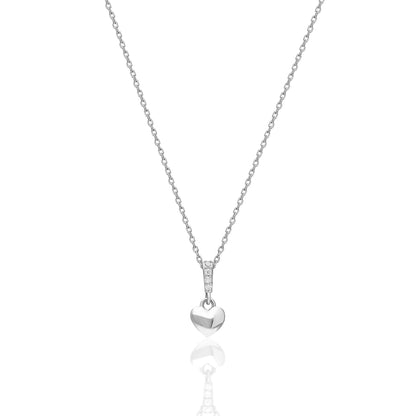 Minimal Kalpli Kolye - 925 GÜMÜŞ