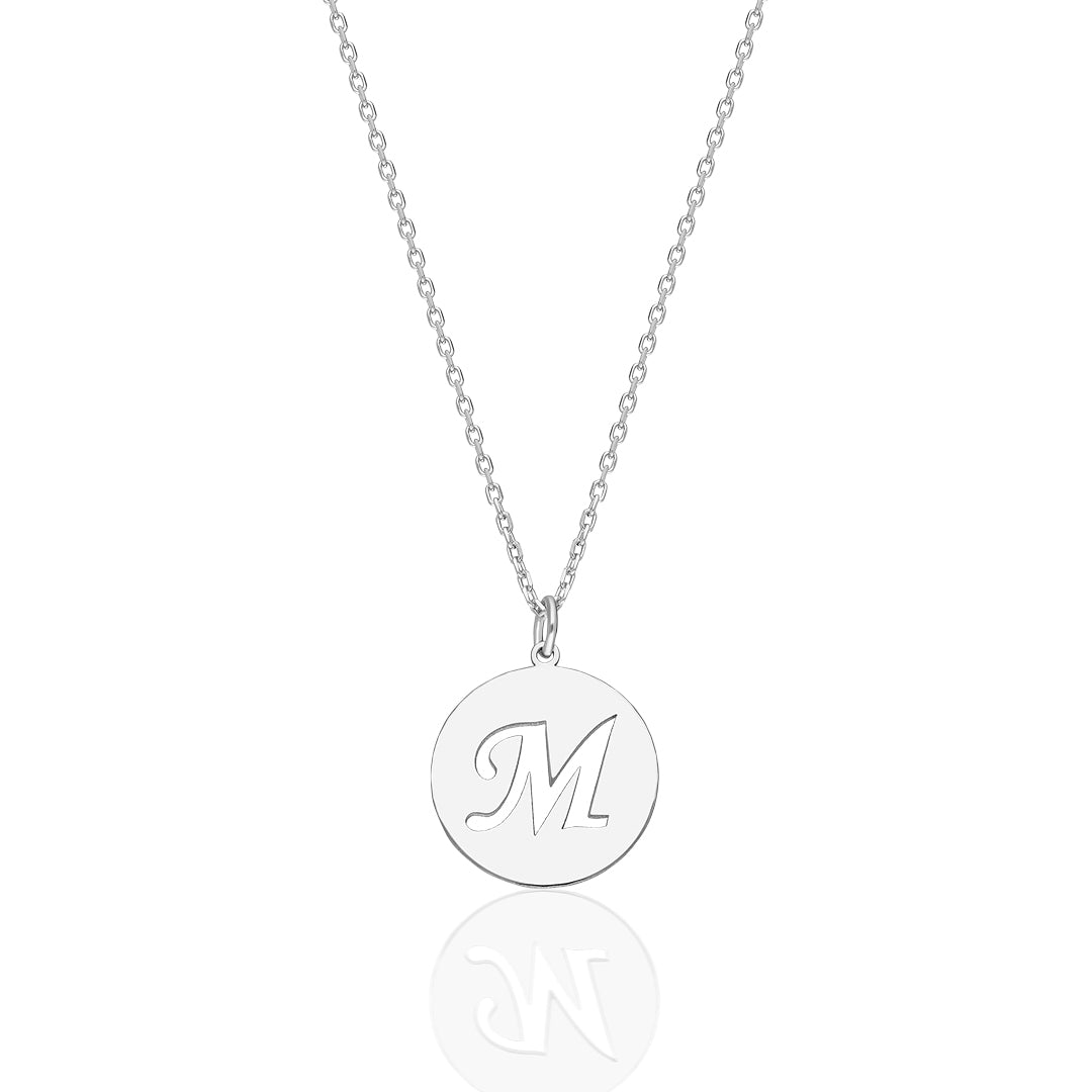 Monogram Harfli Kolye - 925 GÜMÜŞ