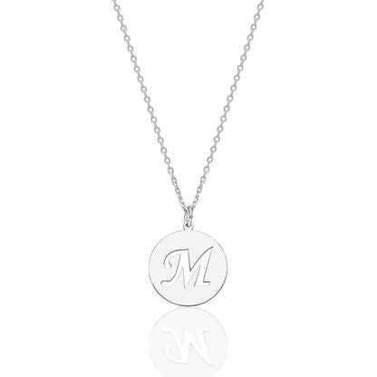 Monogram Harfli Kolye - 925 GÜMÜŞ
