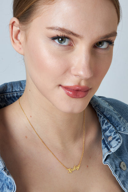 Tasarım İsim Kolye - 925 GÜMÜŞ