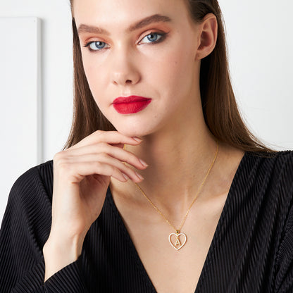 Kalbimin Harfi Kolye - 925 GÜMÜŞ