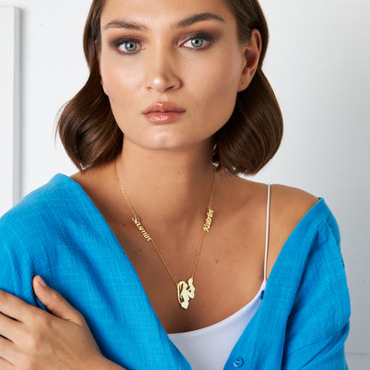 Anne Bebek İsimli Kolye - 925 GÜMÜŞ