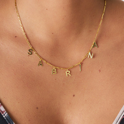 Harfli Sallanan Kolye - 925 GÜMÜŞ