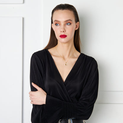 Yeni Moda Küçük Harf Kolye - 925 GÜMÜŞ