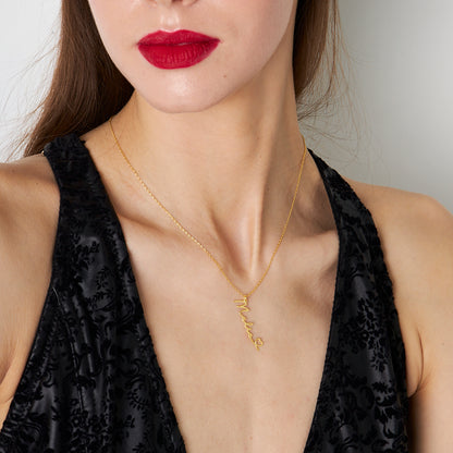 İsimli Kalbim Kolye - 925 GÜMÜŞ