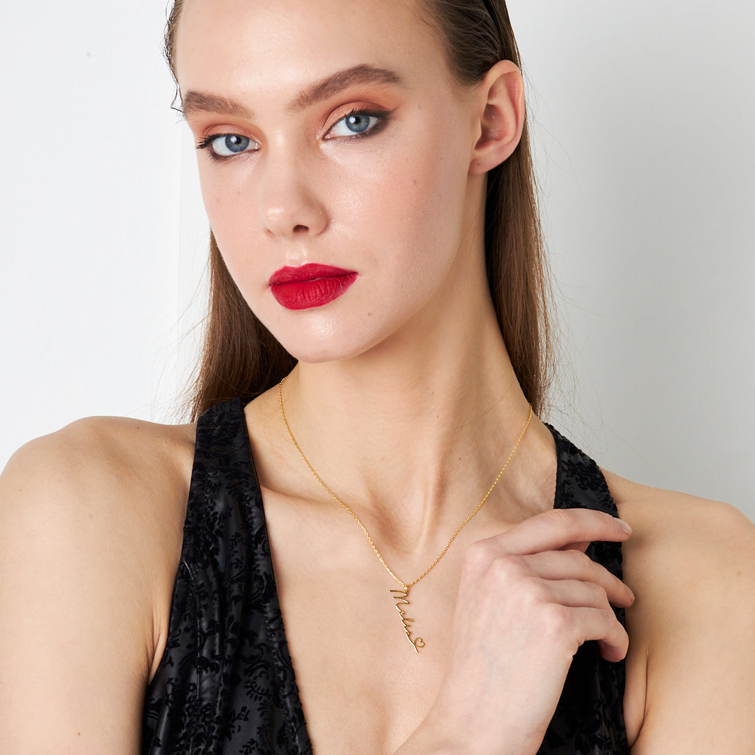 İsimli Kalbim Kolye - 925 GÜMÜŞ