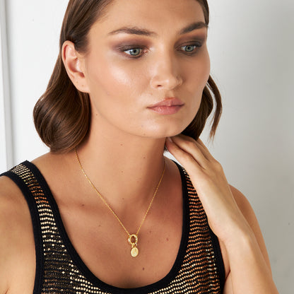 Aşk Düğümü Harfli Plaka Kolye - 925 GÜMÜŞ